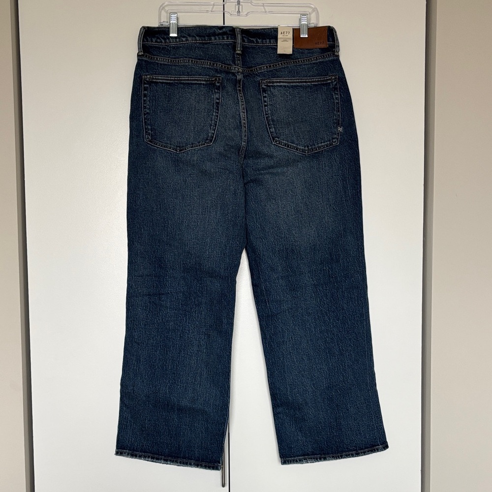 American Eagle Outfitters Blue Crop Bootcut Jeans - Picture 4 of 6